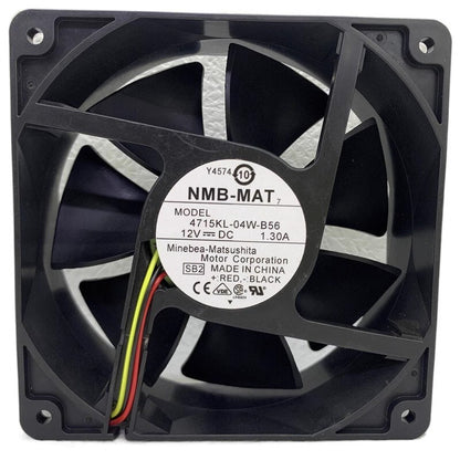 NMB 4715KL-04W-B56 12038 DC12V 1.30A 12CM 3-Wire Cooling Fan