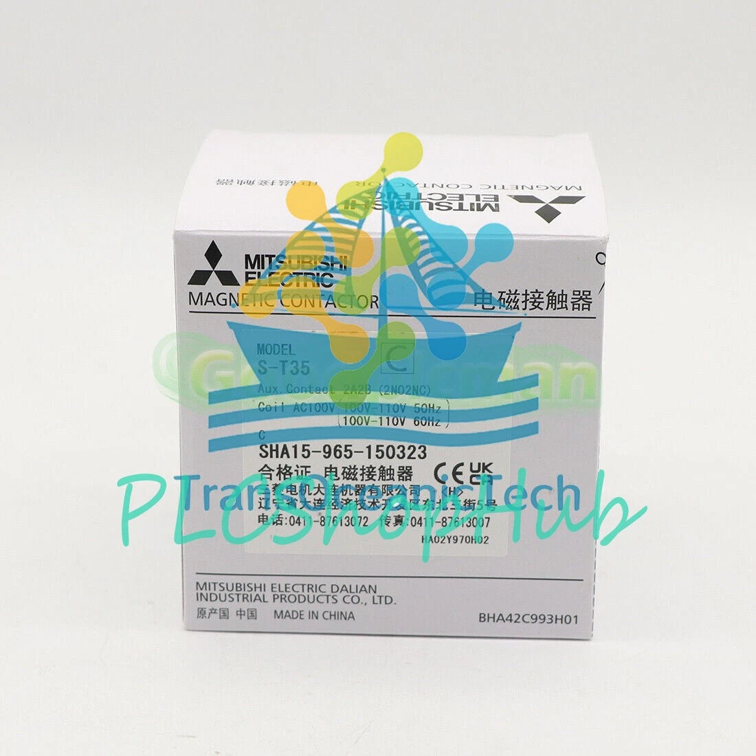 MITSUBISHI S-T35 AC100V2A2B S-T35 Contactor 100 VAC Coil 3Ph 4C 1Pcs/