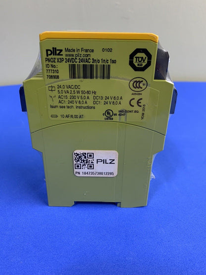 PILZ PNOZ X3P 24V 24 AC/DC Safety Relay - PILZ