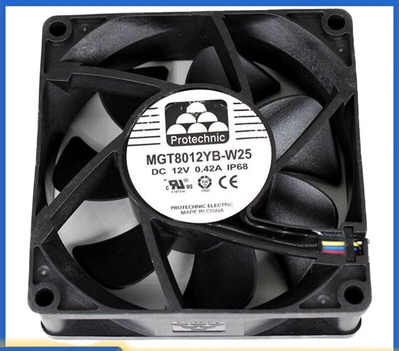 MAGIC MGT8012YB-W25 12V 0.66A 8025 8CM 4-Wire Cooling Fan