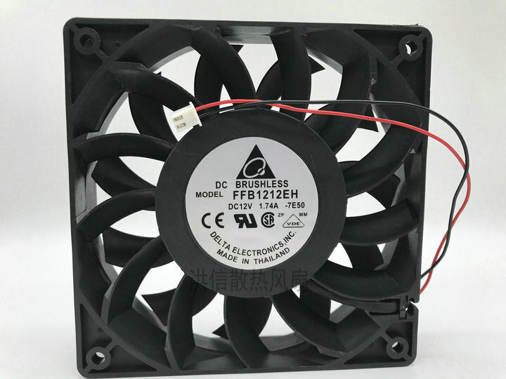 Delta FFB1212EH 12025 12V 1.74A 12CM Gale volume booster chassis fan