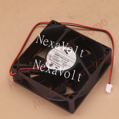 1 pcs Mitsubishi MMF-08C24TS DC24V 0.15A 2 wire coolling fan#QW
