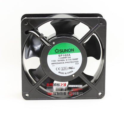 1pcs SUNON SP102A 12038 115V/110V 0.17A 12cm aluminum shell double ball fan