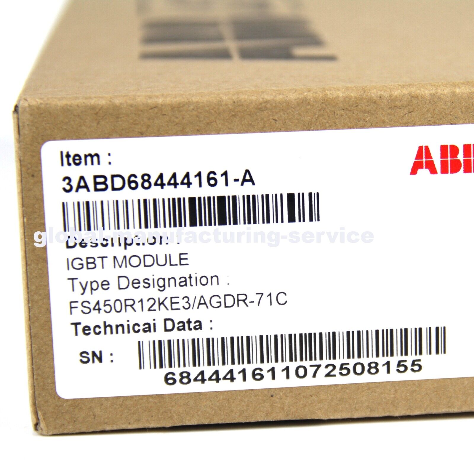 ABB FS450R12KE3/AGDR-71C Inverter - ABB