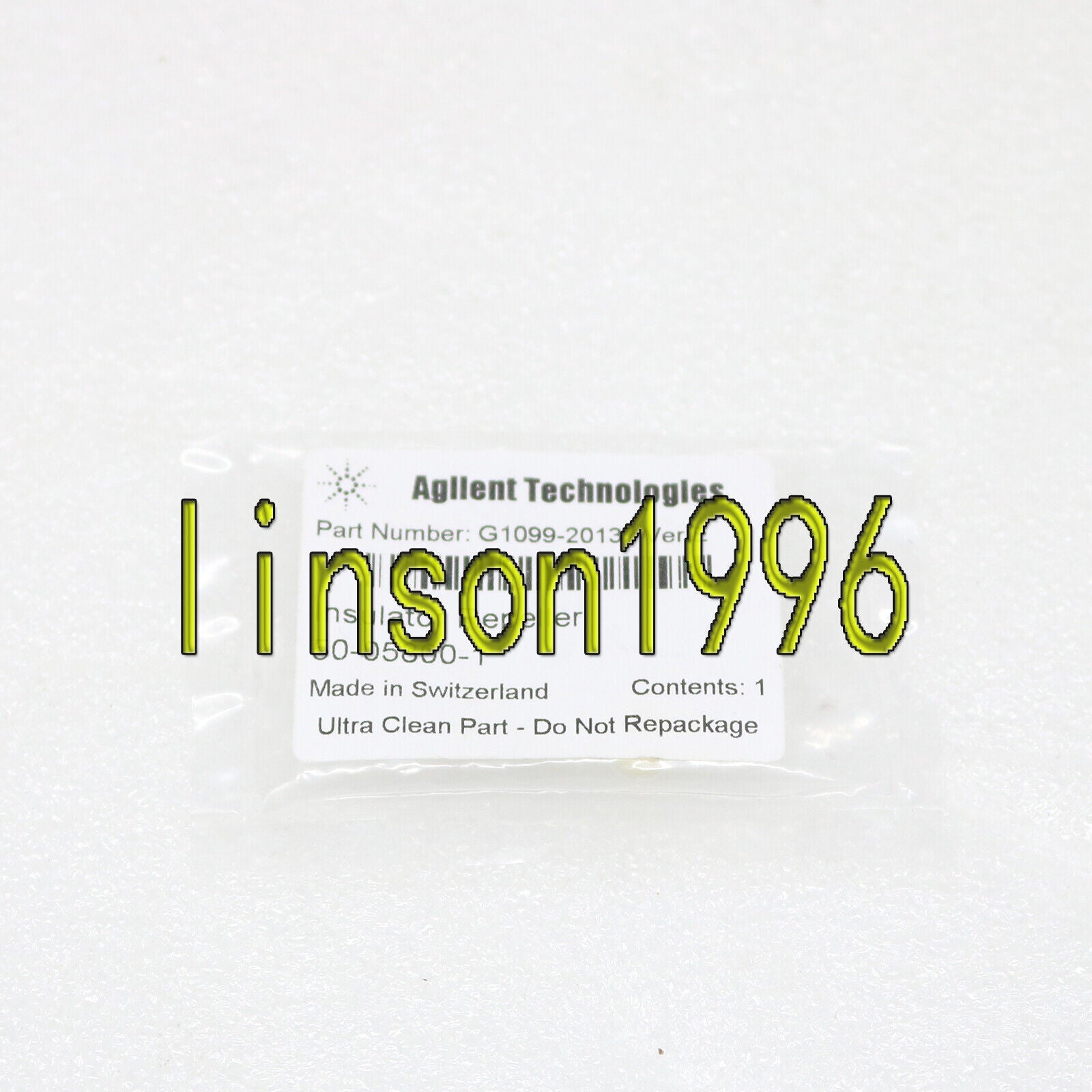 Agilent G1099-20133 Ion Source Repeller Insulator, High-Quality Insulation Component for Precision Instrumentation - AGILENT