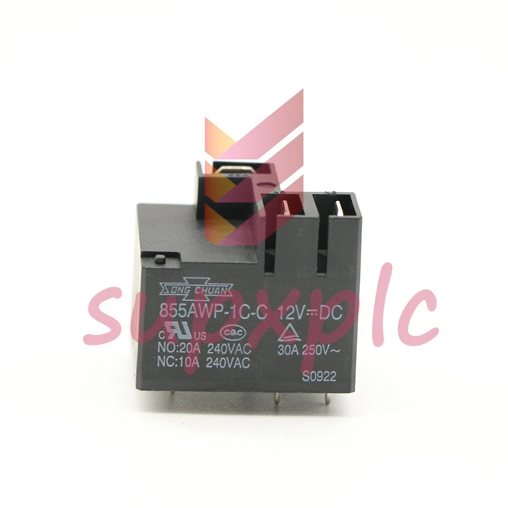 10PCS SONG CHUAN 855AWP-1C-C 12VDC Power Relay 12VDC 5Pin 20A 240VAC