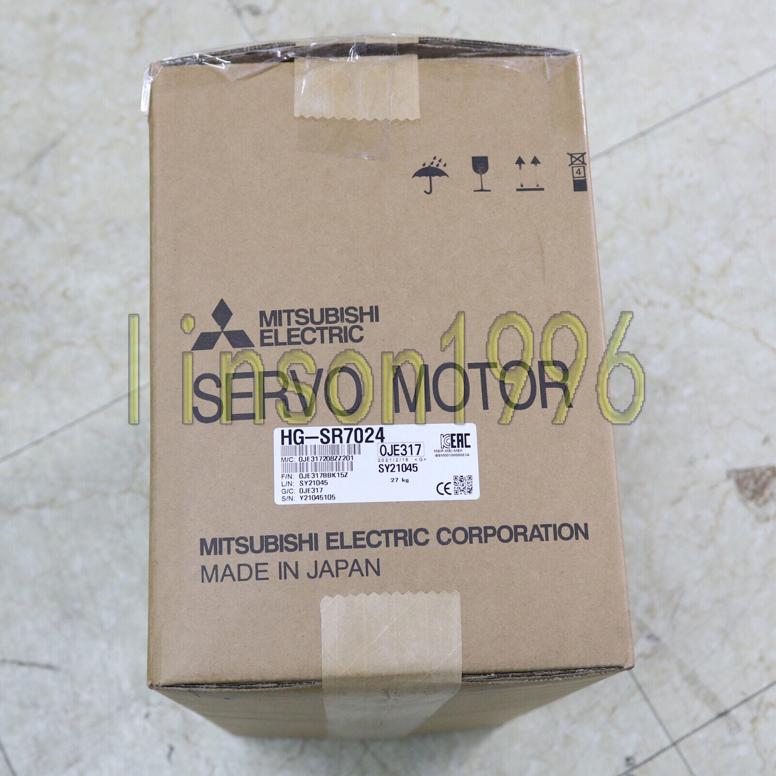 1-PC In-Box Servo Motor HG-SR7024 - MITSUBISHI