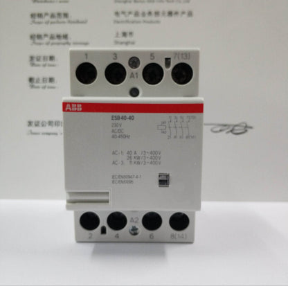 1PC  ABB  ESB40-40 GHE3491102R0006  230VAC/DC Contactor 4NO