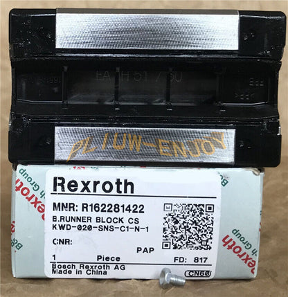 new 1x R162281422 Rexroth RUNNER BLOCK BLOCK BALL BEARING - REXROTH