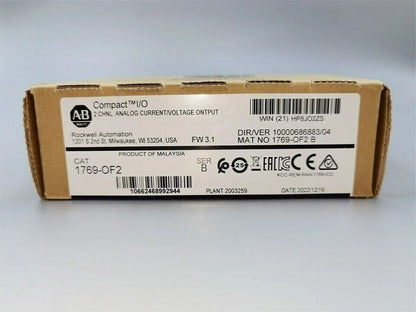 New Factory Sealed AB 1769-OF2 SER B CompactLogix Output Module - COMPACTLOGIX