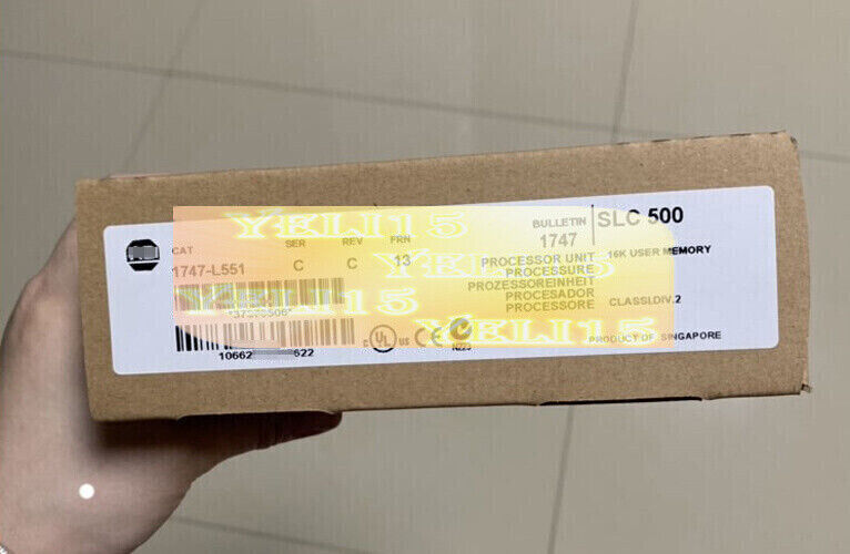 New 1747-L551 SER C Factory Sealed SLC CPU Processor Module - ASROCK