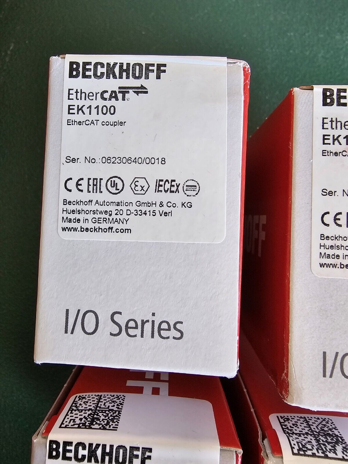 Beckhoff EK1100 Coupler EtherCAT Sealed - BECKHOFF