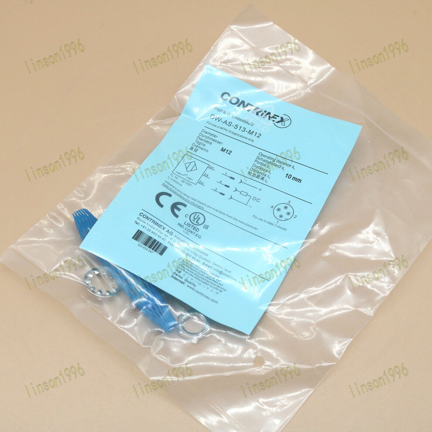 1PC Contrinex Induction Switch Sensor DW-AS-513-M12 Fast - CONTRINEX