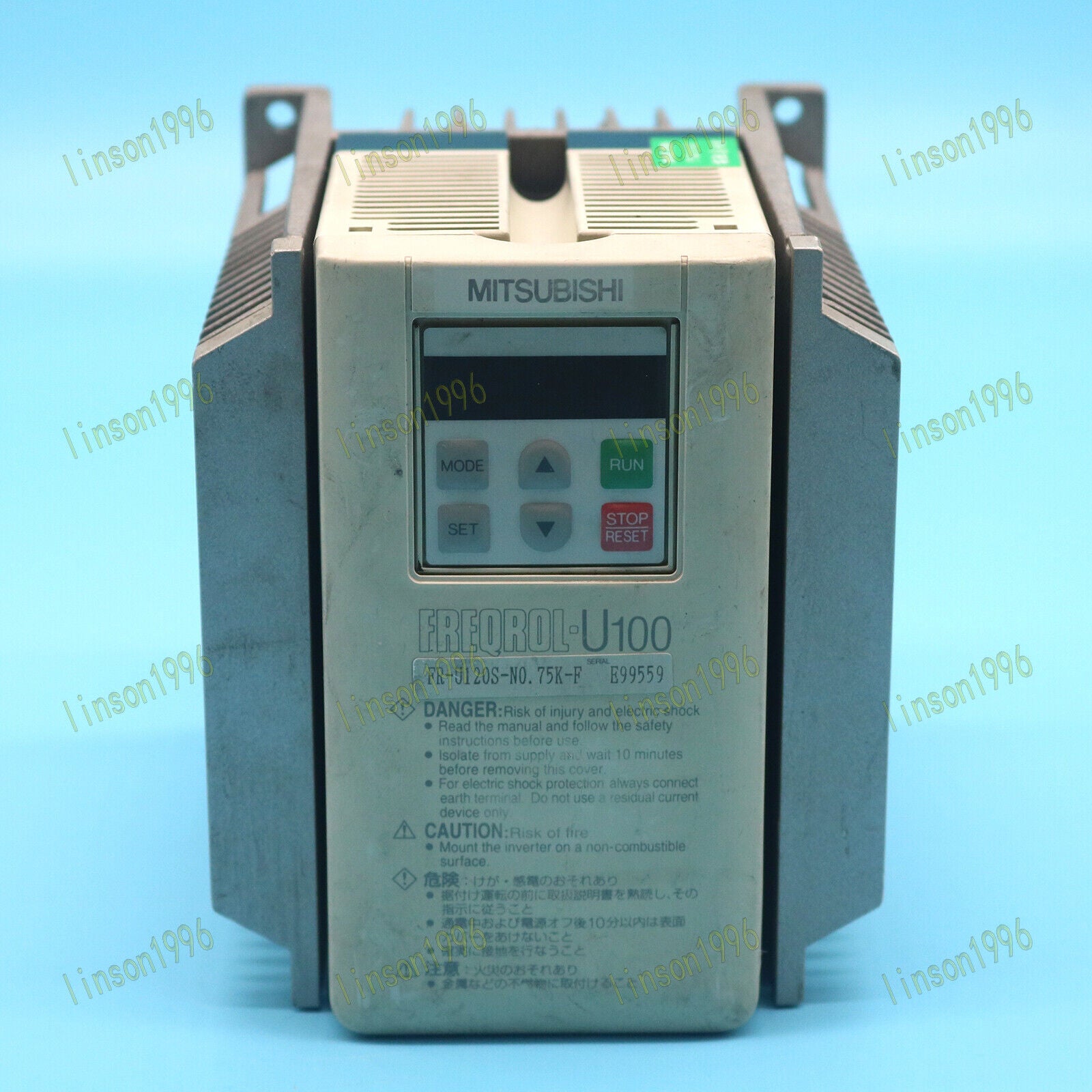 Used Inverter Mitsubishi FR-U120S-N0.75K-F 0.75KW 220V Tested Good - MITSUBISHI