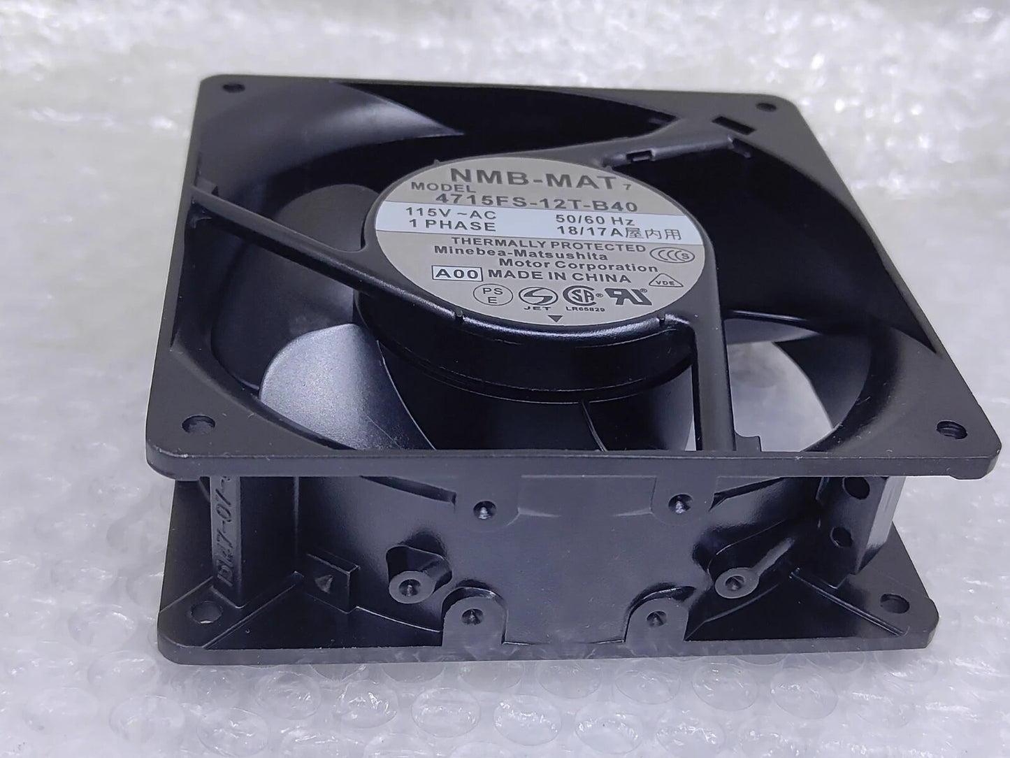 NMB 4715FS-12T-B40 12038 DC115V 18/17W 12CM Metal Cooling Fan