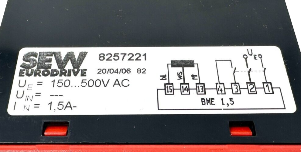 new Sew Eurodrive 8257221 Bridge Rectifier BME 1.5 - SEW EURODRIVE