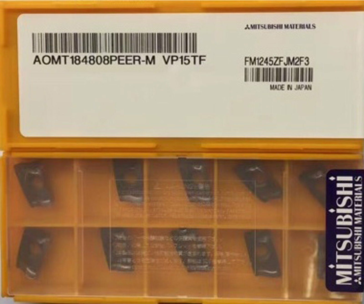 MITSUBISHI CNC Carbide Inserts Set 10PCS - MITSUBISHI