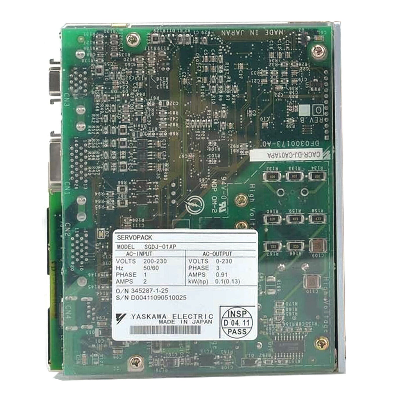 YASKAWA SGDJ-01AP Servo Motor Driver - YASKAWA