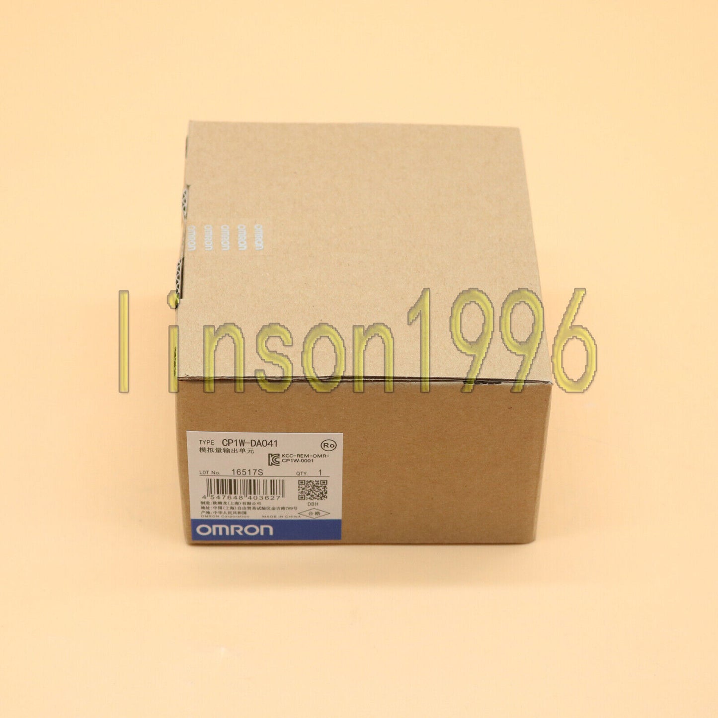 1PC Omron CP1W-DA041 PLC module FAST SHIP - OMRON