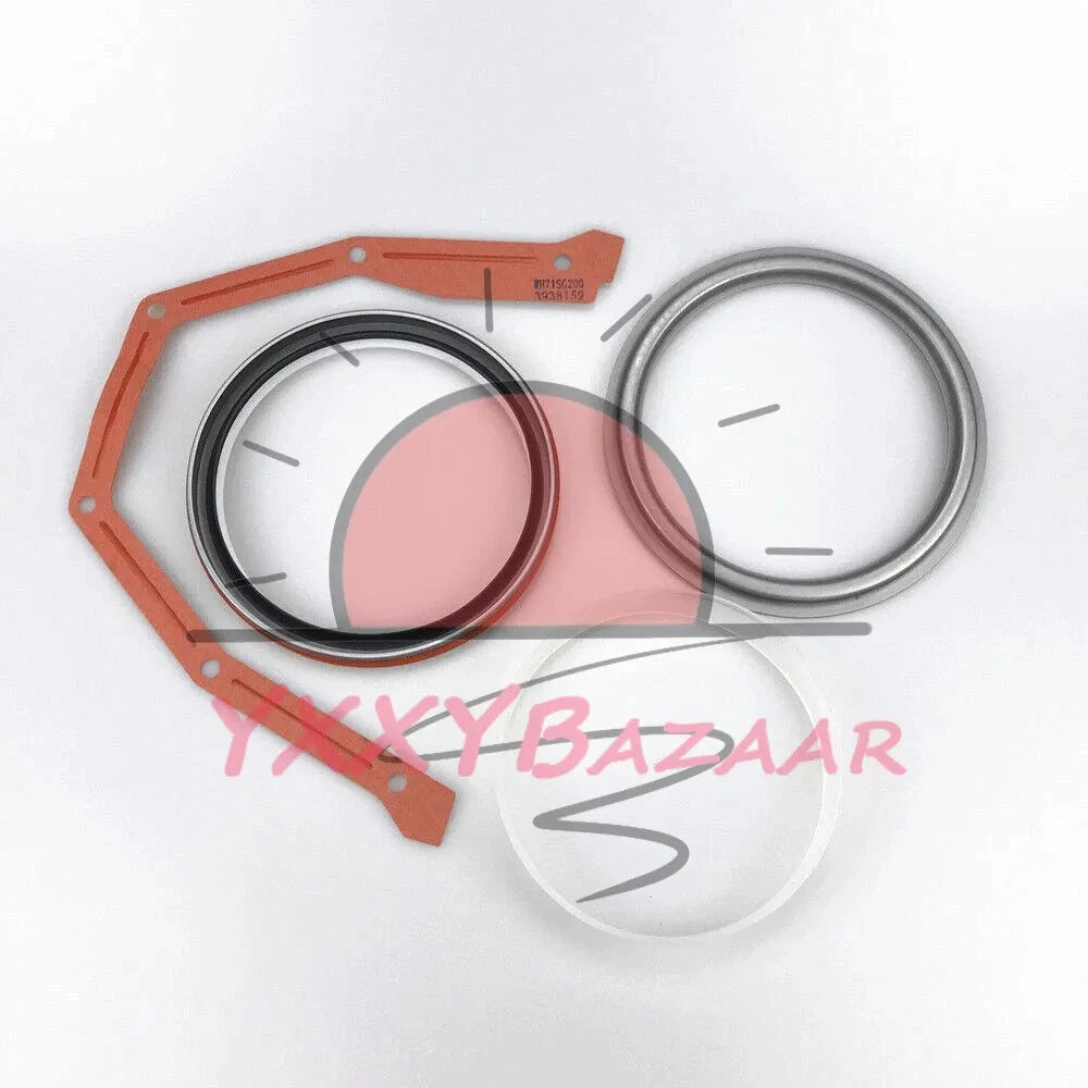 Rear Main Crankshaft Oil Seal kit Fits for Cummins 5.9L 12V 24V Engine 3925529~