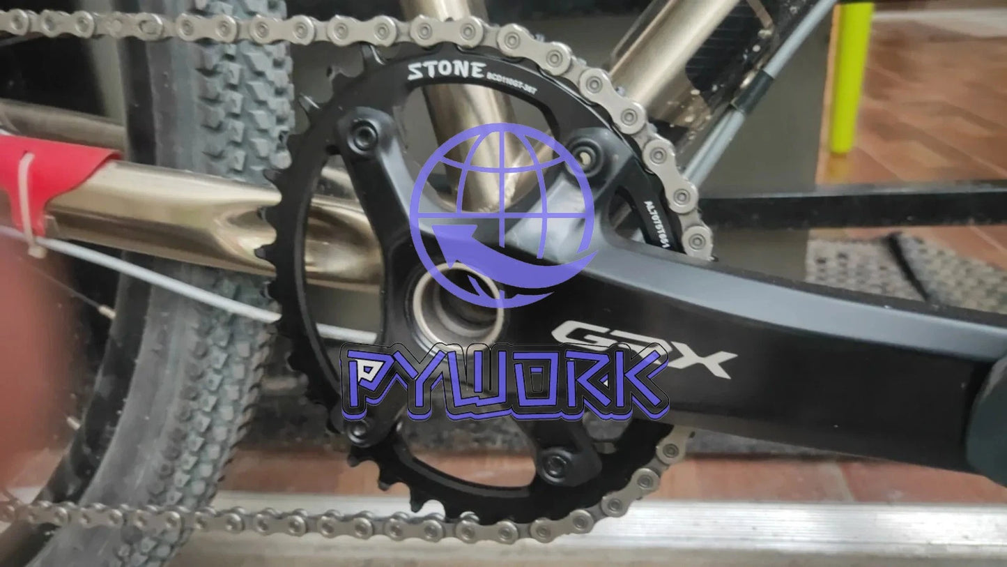 Stone Oval Bike Chainring 110BCD for Shimano Gravel GRX RX810 RX600 36T to 60T