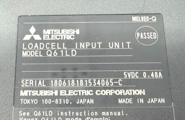 used Mitsubishi Q61LD Load Cell Input Module - MITSUBISHI