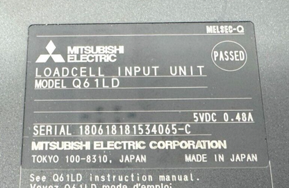 used Mitsubishi Q61LD Load Cell Input Module - MITSUBISHI