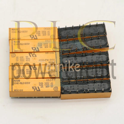 (10PCS) DS4E-ML2-DC5V 5VDC Signal Relay 0.6A 125VAC 16Pins 4PDT