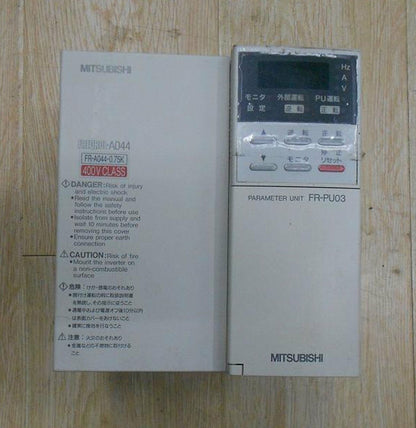 Used Mitsubishi Inverter FR-A044-0.75K 380V 0.75KW Tested Good Condition - MITSUBISHI