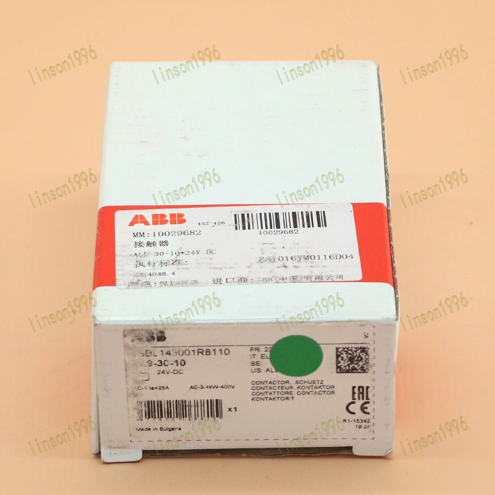 ABB AL9-30-10 1SBL143001R8110 Contactor Spot Stock - ABB