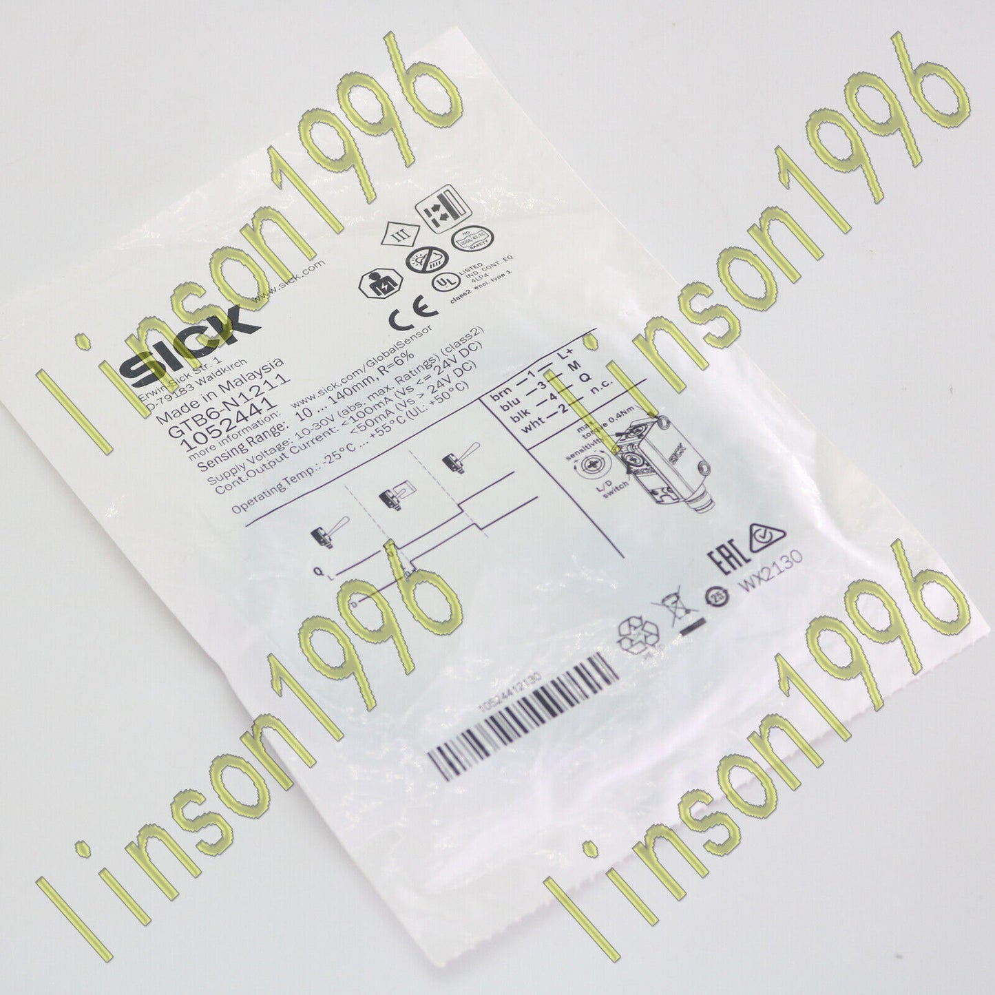 SICK Photoelectric Switch GTB6-N1211, Available in Stock - SICK