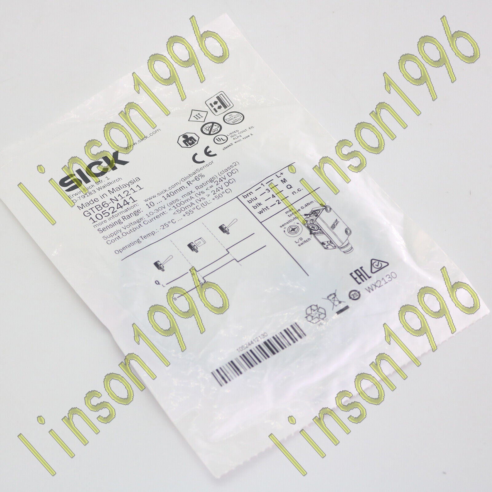 new  For SICK Photoelectric Switch GTB6-N1211 1052441 SPOT STOCK