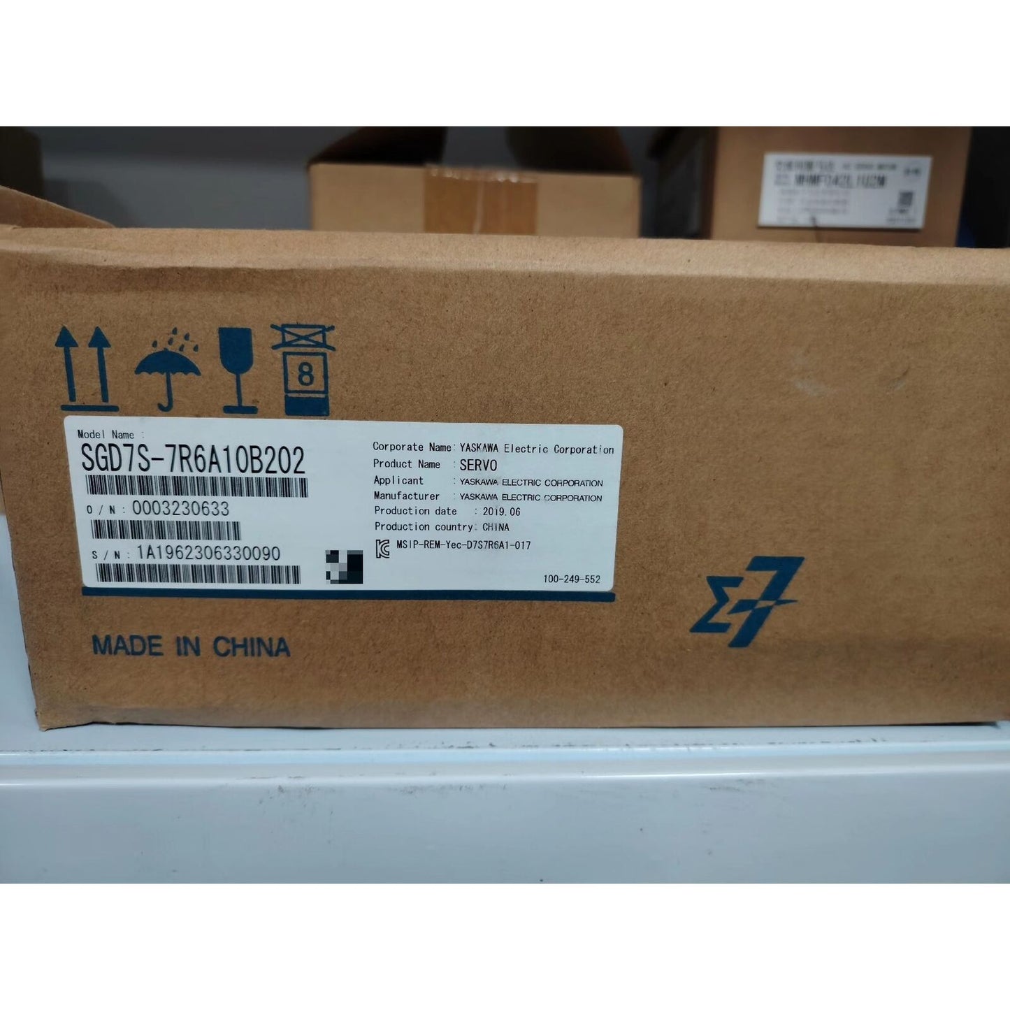 new 1PC YASKAWA SGD7S-7R6A10B202 Servo Drive SGD7S7R6A10B202 ping - YASKAWA