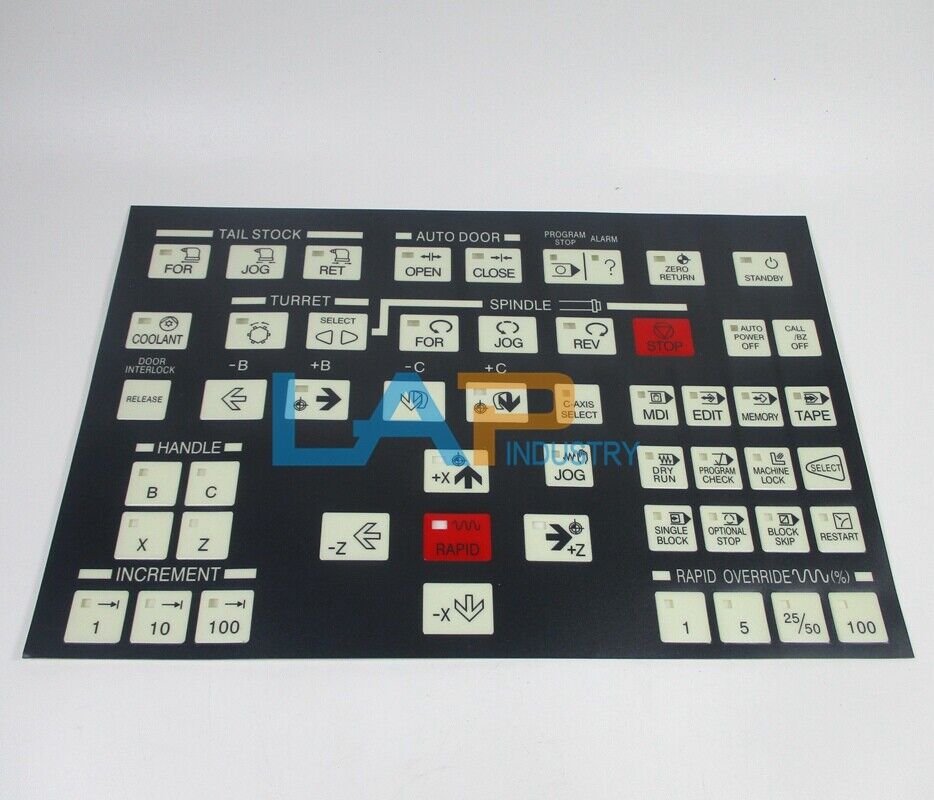 new Membrane Keypad FOR Kia CNC Lathe Operation Panel Button Film - KIA
