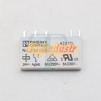 .10Pcs 2961105 Phoenix Contact Power Relay 6A 24VDC 5 Pins