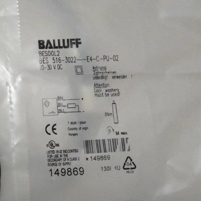 Balluff Proximity Switch BES 516-3022-E4-C-PU-02 Fast - BALLUFF