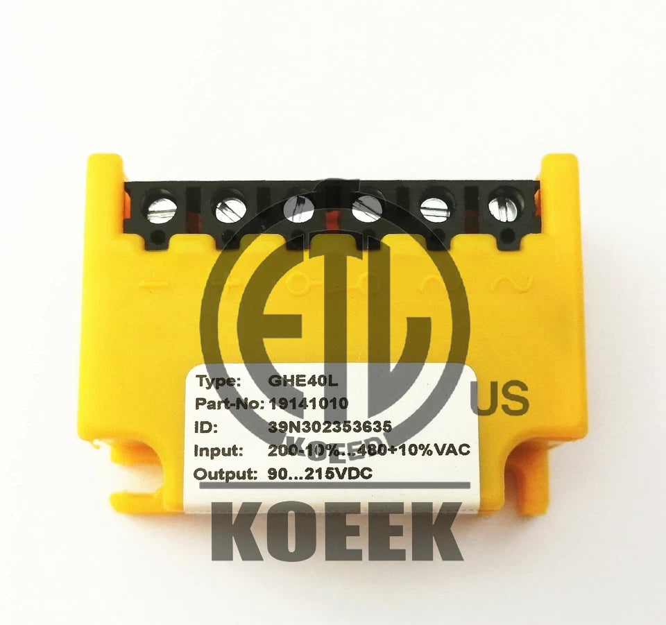 1PC GHE40L(19141010) For NORD Motor Brake Rectifier Block Rectifier Power Supply