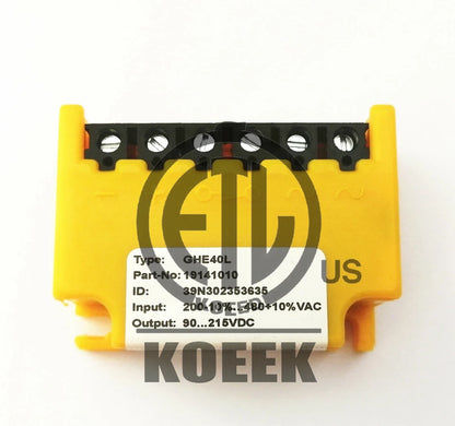 1PC GHE40L(19141010) For NORD Motor Brake Rectifier Block Rectifier Power Supply