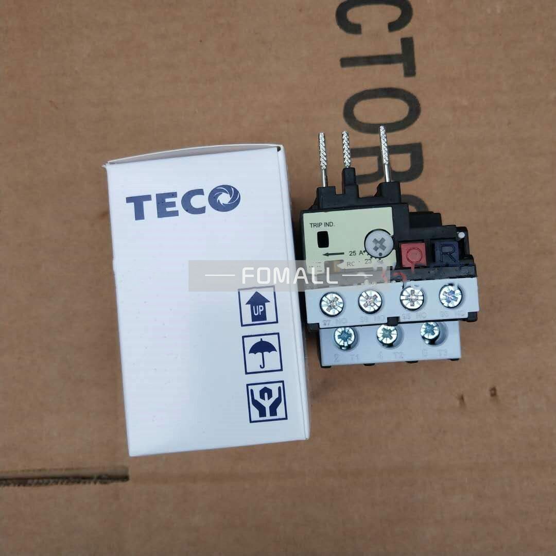 new 1Pcs  For TECO thermal overload protector thermal relay RHU-10/25K1 (21-25A) TECO