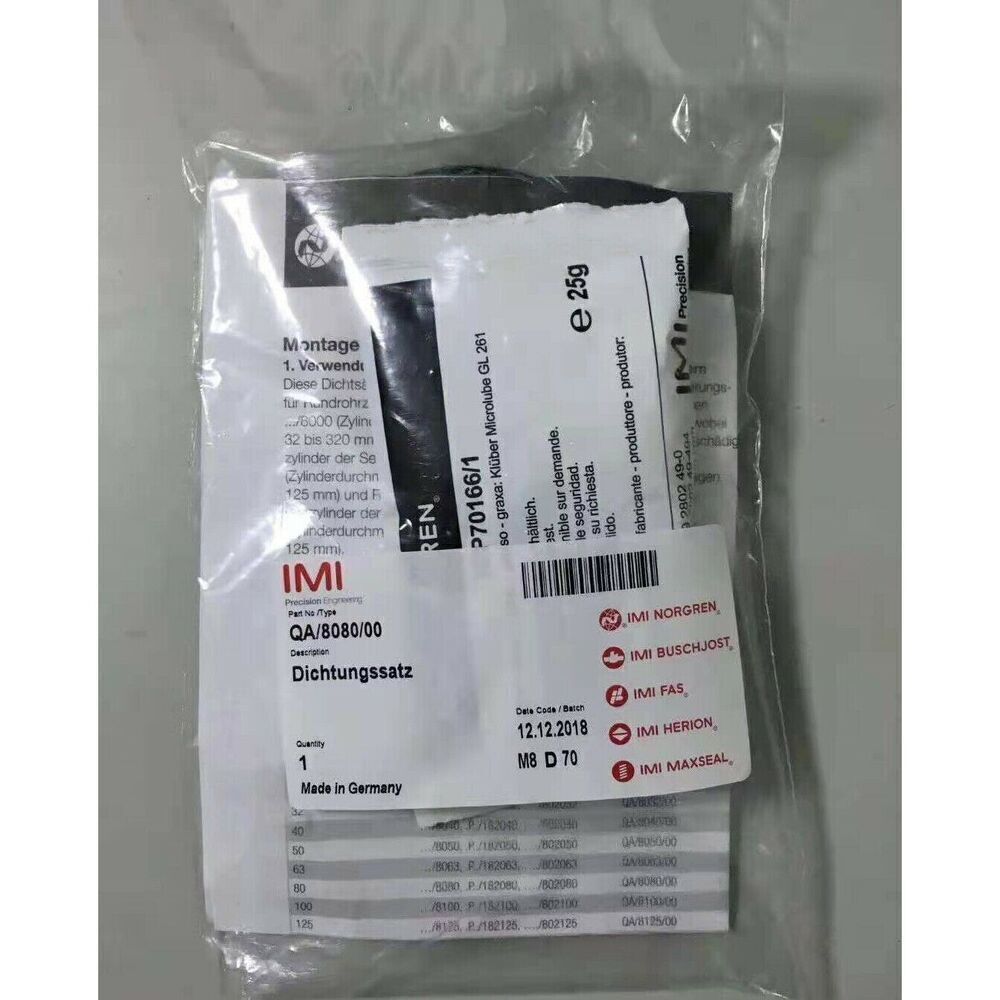 1PCS  NORGREN QA/8080/00 Cylinder Service Kit QA808000