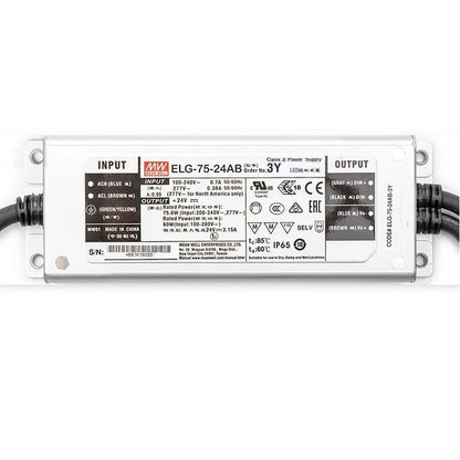 Meanwell ELG-75-24AB-3Y Waterproof LED Power Supply