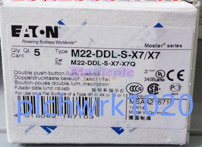 1PCS EATON button head M22-DDL-S-X7/X7