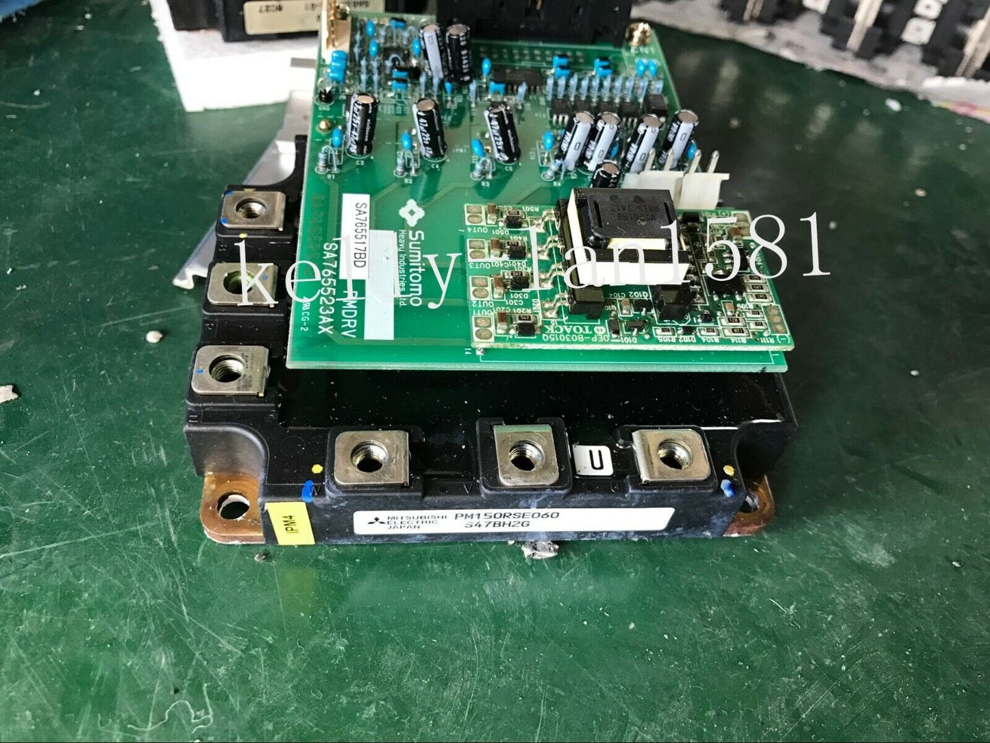 MITSUBISHI IPM Module PM150RSE060 – 1 Piece Used - MITSUBISHI