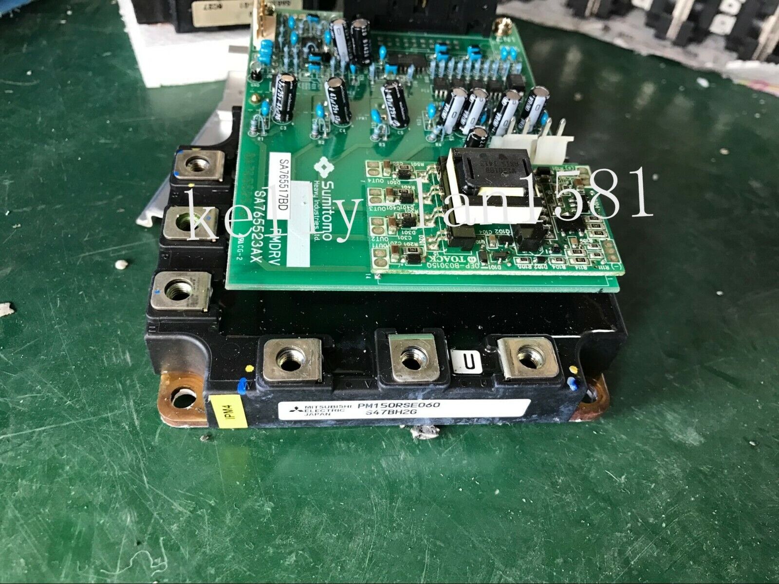 MITSUBISHI IPM Module PM150RSE060 – 1 Piece Used - MITSUBISHI