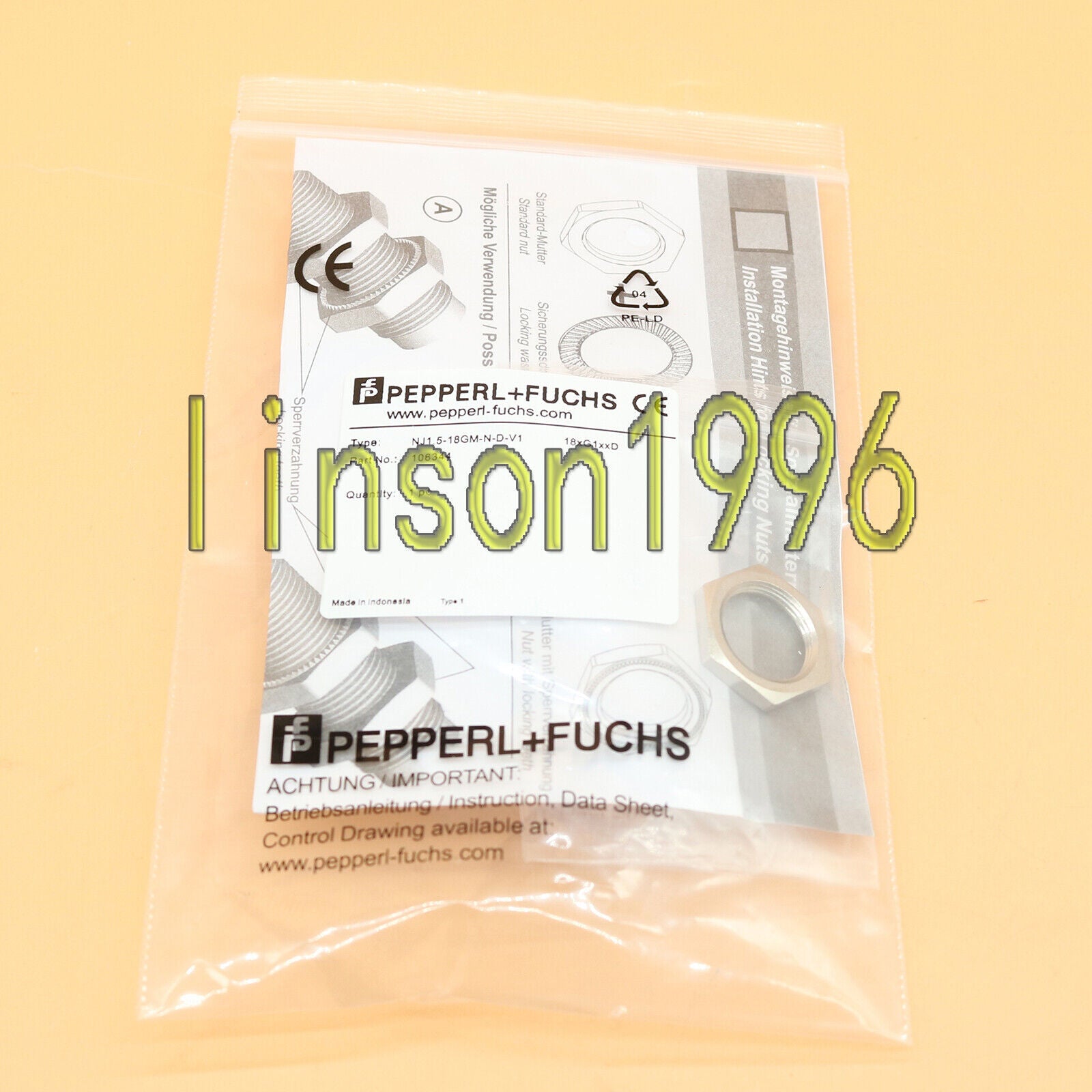 new ONE  For Pepperl+Fuchs NJ1.5-18GM-N-D-V1 Induktiver Sensor Pepperl