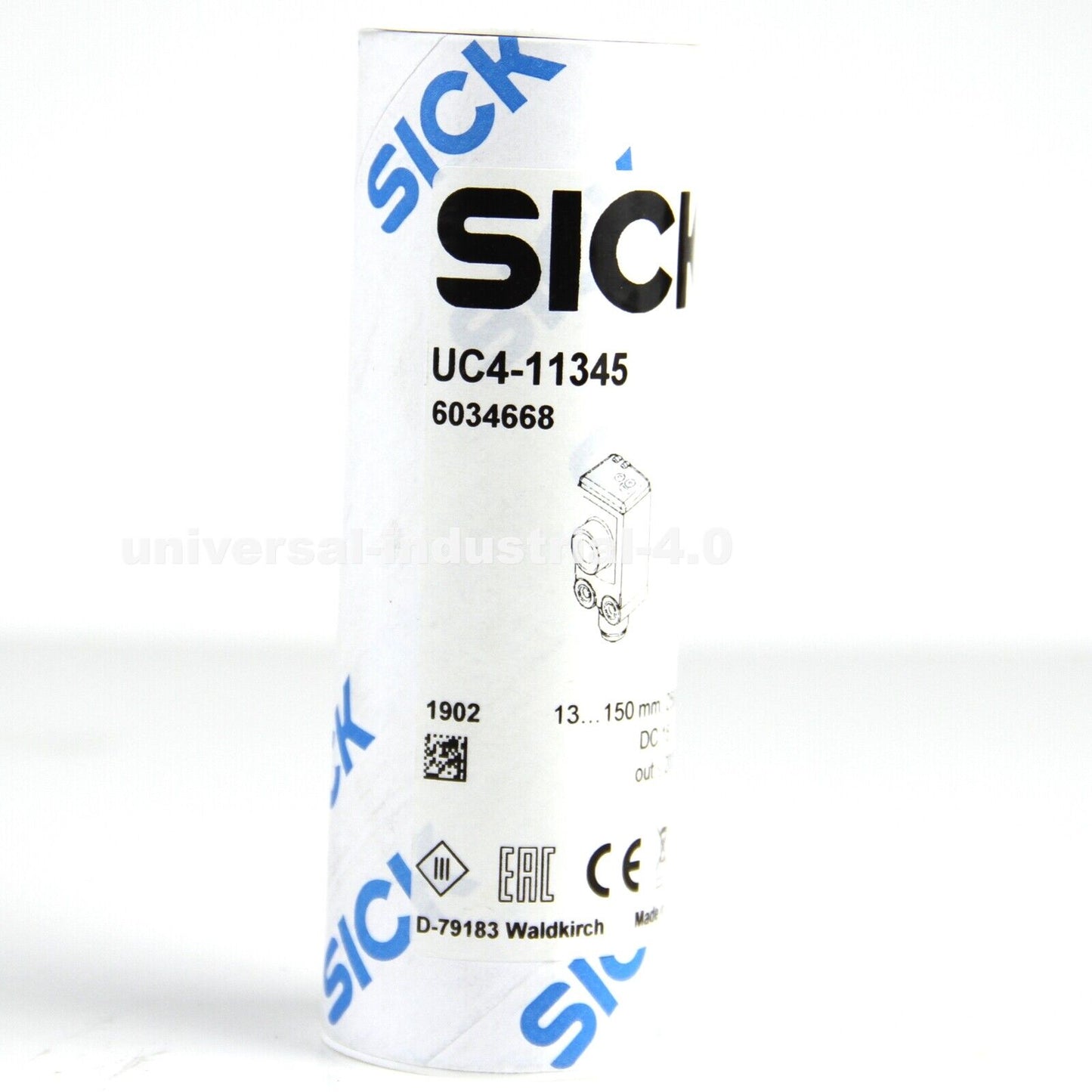 new SICK UC4-11345 6034668: Ultrasound Sensor for industrial and medical applications - SICK