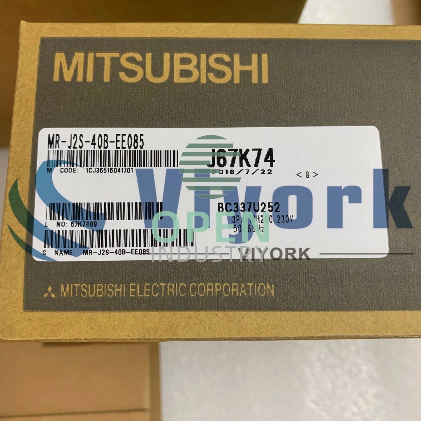 1PCS Mitsubishi MR-J2S-40B-EE085 SERVO AMPLIFIER 2.6A 3PH 400W