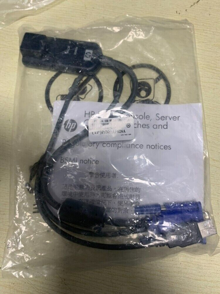 1PCS HP 748740-001 KVM USB INTERFACE ADAPTER CABLE AF628A 520-916-501