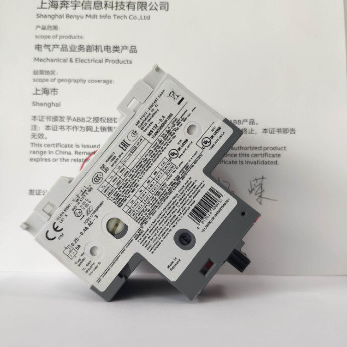 1PC ABB MS132-0.4 0.25-0.4A Manual Motor Starter