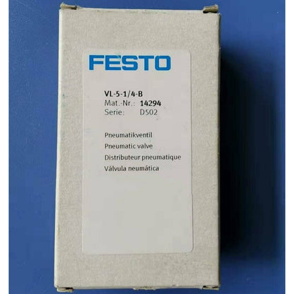 Professional Air Control Valve FESTO VL-5-1/4-B 14294 Industrial Application - FESTO